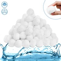 Uisebrt - Pool Filterbälle 1400g - Filter für Sandfilteranlage Filter Balls Sandfilter ersetzen 50kg Filtersand, Geeignet für Schwimmbad, Filterpumpe von UISEBRT