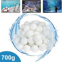 Pool Filterbälle 700g - Filter für Sandfilteranlage Filter Balls Sandfilter ersetzen 25kg Filtersand, Geeignet für Schwimmbad, Filterpumpe (700g) von UISEBRT