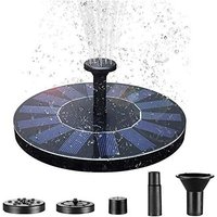 Teichpumpe Solar 1.4W - Brunnenpumpe Springbrunnenpumpe Solarpumpe Springbrunnen Pumpe Fontaene Wasserpumpe fuer Garten, Kleiner Teich, von UISEBRT