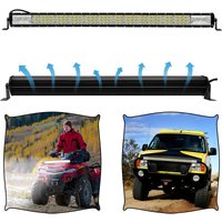 Uiserbt 540W led Zusatzscheinwerfer 12V/24V Zusatzscheinwerfer Auto Offroad Flutlicht Arbeitslicht Reflektor Scheinwerfer Rückfahrscheinwerfer für von UISEBRT