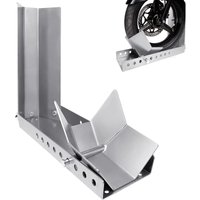 Verladehilfe Motorrad Motorradständer Motorradwippe Vorderradklemme, 60 x 16cm - Uisebrt von UISEBRT