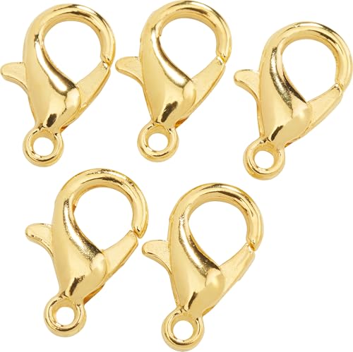Karabinerverschluss 12mm 5Stk. Schmuckverschluss Vergoldet Karabinerverschluss 12mm 5Stk. Schmuckverschluss Vergoldet von UIT