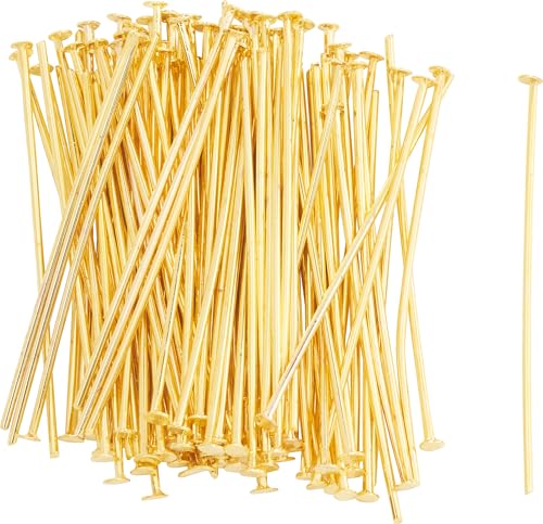 Prismenstifte mit Platte, 32mm, 100 Stück Vergoldet von UIT