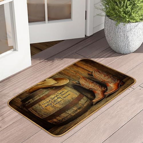 Fußmatte mit Retro-Schuhen, für drinnen und draußen, Eingang, Hut-Zitate, wasserdicht, flaches Profil, für alle Jahreszeiten, leicht zu reinigen, für Terrasse, Veranda, Eingang, 43,2 x 73,2 cm Fußmatte mit Retro-Schuhen, für drinnen und draußen, Eingang, Hut-Zitate, wasserdicht, flaches Profil, für alle Jahreszeiten, leicht zu reinigen, für Terrasse, Veranda, Eingang, 43,2 x 73,2 cm von UIUPRO