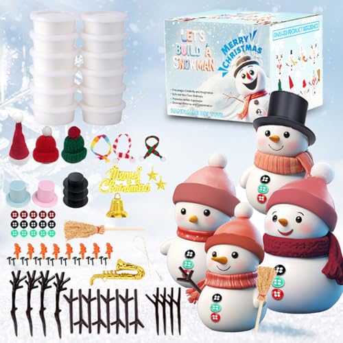 Christmas DIY Snowman Kit, Kid Craft Set Modelling Clay Air Drying, Christmas Party Creative Activities Christmas DIY Snowman Kit, Kid Craft Set Modelling Clay Air Drying, Christmas Party Creative Activities von UIXENI