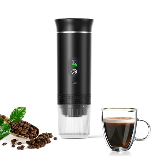 UIXENI 3-in-1 Portable Espresso Coffee Machine Portable Travel Office Coffee Maker (black) von UIXENI