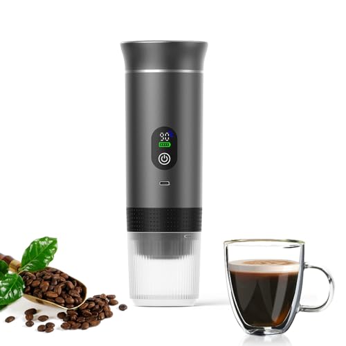UIXENI 3-in-1 Portable Espresso Coffee Machine Portable Travel Office Coffee Maker (grey) von UIXENI