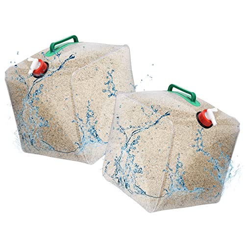 UIYIHIF 2 Stück Schwimmbadleiter Gewichte 20L Universal Pool Step Gewichte, Kunststoff Sandbeutel Wasserdicht Befüllbar Anker Tasche für oberirdische Pool Eingangssystem von UIYIHIF