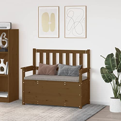 UJCHVHN Artikel-Bench Braun 112,5x51,5x96,5cm Kiefer Massivholz Bänke von UJCHVHN