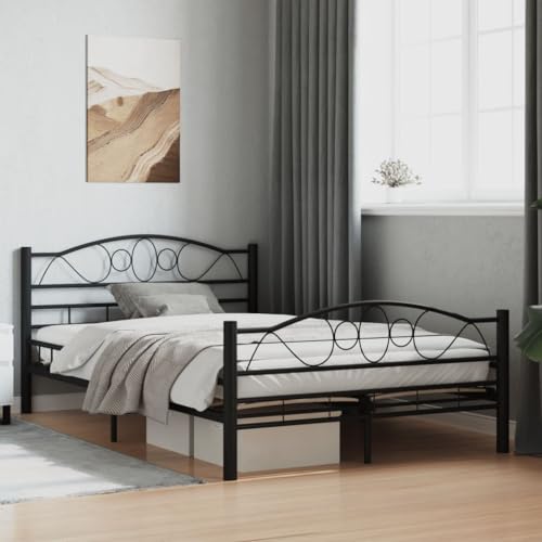 UJCHVHN Artikel-Bettgestell ohne Matratze schwarz Stahl 120x200 cm Betten & Zubehör Betten & Bettrahmen UJCHVHN Artikel-Bettgestell ohne Matratze schwarz Stahl 120x200 cm Betten & Zubehör Betten & Bettrahmen von UJCHVHN