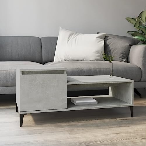 UJCHVHN Artikel-Coffee Tisch, Betongrau, 100 x 50 x 45 cm, Holzwerkstoff, Tische, Akzenttische, Couchtische UJCHVHN Artikel-Coffee Tisch, Betongrau, 100 x 50 x 45 cm, Holzwerkstoff, Tische, Akzenttische, Couchtische von UJCHVHN