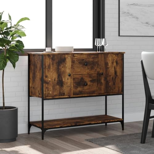 UJCHVHN Artikel-Sideboard Räuchereiche, 100 x 36 x 85 cm, Holzwerkstoff, Schränke & Aufbewahrung, Buffets & Sideboards UJCHVHN Artikel-Sideboard Räuchereiche, 100 x 36 x 85 cm, Holzwerkstoff, Schränke & Aufbewahrung, Buffets & Sideboards von UJCHVHN
