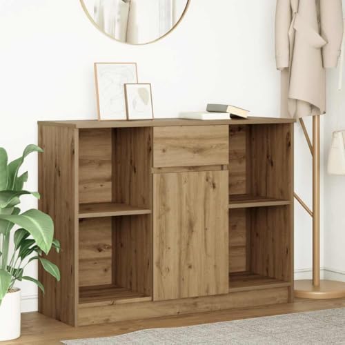 UJCHVHN Artikel-Sideboard mit Schublade, Eiche Artisan, 101 x 35 x 76 cm, Holzwerkstoff, Schränke & Aufbewahrung, Buffets & Sideboards UJCHVHN Artikel-Sideboard mit Schublade, Eiche Artisan, 101 x 35 x 76 cm, Holzwerkstoff, Schränke & Aufbewahrung, Buffets & Sideboards von UJCHVHN