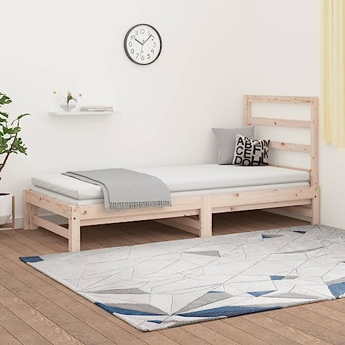 UJCHVHN Ausziehbares Tagesbett ohne Matratze 2x(90x190) cmBetten & Zubehör Betten & Bettrahmen von UJCHVHN