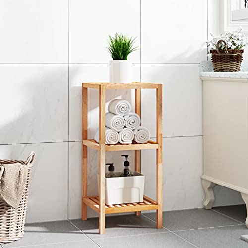 UJCHVHN Badregal 36x36x79 cm Massivholz Walnuss Regal Bücherregale & Standregale von UJCHVHN