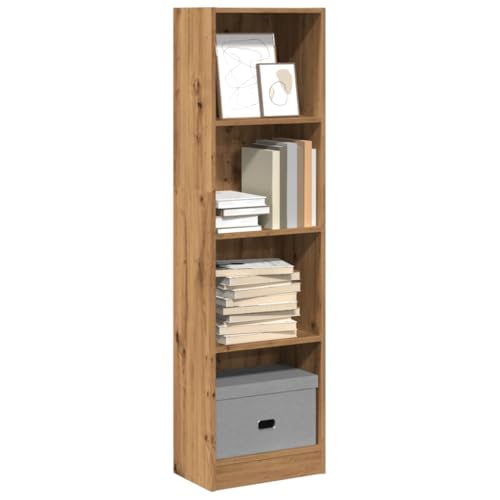 UJCHVHN Bücherregal Artisian Oak 40x24x143cm Holzregal Bücherregale & Standregale von UJCHVHN