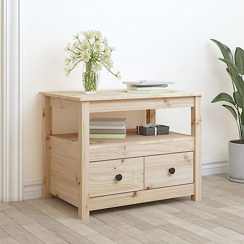 UJCHVHN Couchtisch, 71 x 49 x 55 cm, Massivholz, Kiefernholz, Akzenttische, Couchtische UJCHVHN Couchtisch, 71 x 49 x 55 cm, Massivholz, Kiefernholz, Akzenttische, Couchtische von UJCHVHN