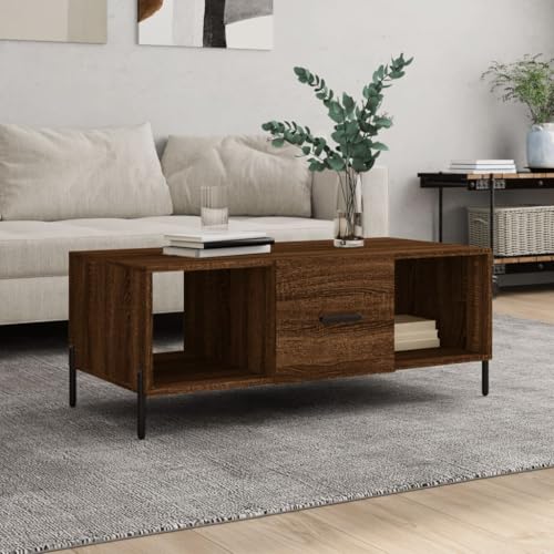 UJCHVHN Couchtisch, Eichenbraun, 102 x 50 x 40 cm, Holzwerkstoff, Akzenttische, Couchtische UJCHVHN Couchtisch, Eichenbraun, 102 x 50 x 40 cm, Holzwerkstoff, Akzenttische, Couchtische von UJCHVHN