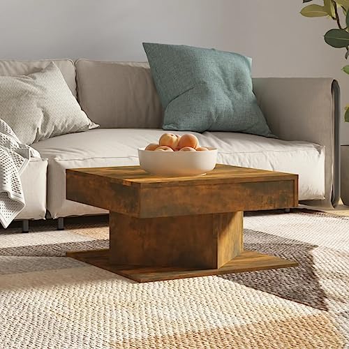 UJCHVHN Couchtisch, Raucheiche, 57 x 57 x 30 cm, Holzwerkstoff, Akzenttische, Couchtische UJCHVHN Couchtisch, Raucheiche, 57 x 57 x 30 cm, Holzwerkstoff, Akzenttische, Couchtische von UJCHVHN