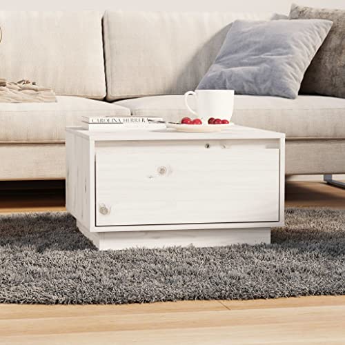 UJCHVHN Couchtisch, Weiß, 55 x 56 x 32 cm, Massivholz, Kiefernholz, Akzenttische, Couchtische UJCHVHN Couchtisch, Weiß, 55 x 56 x 32 cm, Massivholz, Kiefernholz, Akzenttische, Couchtische von UJCHVHN