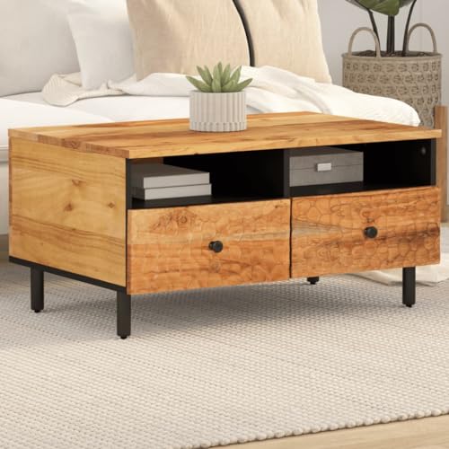 UJCHVHN Couchtisch 80x54x40cm Massivholz Akazie Tische Akzenttische Couchtische UJCHVHN Couchtisch 80x54x40cm Massivholz Akazie Tische Akzenttische Couchtische von UJCHVHN
