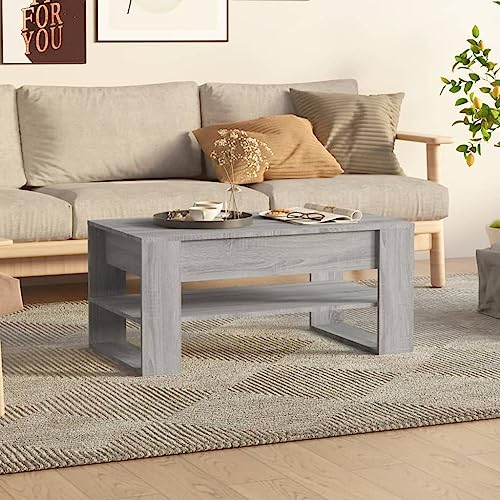 UJCHVHN Couchtisch Grau Sonoma 102x55x45cm Engineered WoodTables Akzenttische Couchtische UJCHVHN Couchtisch Grau Sonoma 102x55x45cm Engineered WoodTables Akzenttische Couchtische von UJCHVHN