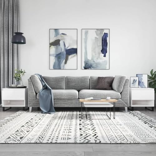 UJCHVHN Couchtische, Hochglanz, Weiß, 50 x 46 x 50 cm, Holztische, Akzenttische, Couchtische, 2 Stück UJCHVHN Couchtische, Hochglanz, Weiß, 50 x 46 x 50 cm, Holztische, Akzenttische, Couchtische, 2 Stück von UJCHVHN
