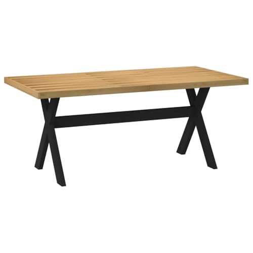 UJCHVHN Esstisch NOAIN X-förmige Beine, 180 x 90 x 75 cm, Massivholz, Kiefernholz, Küchen- und Esszimmertische UJCHVHN Esstisch NOAIN X-förmige Beine, 180 x 90 x 75 cm, Massivholz, Kiefernholz, Küchen- und Esszimmertische von UJCHVHN