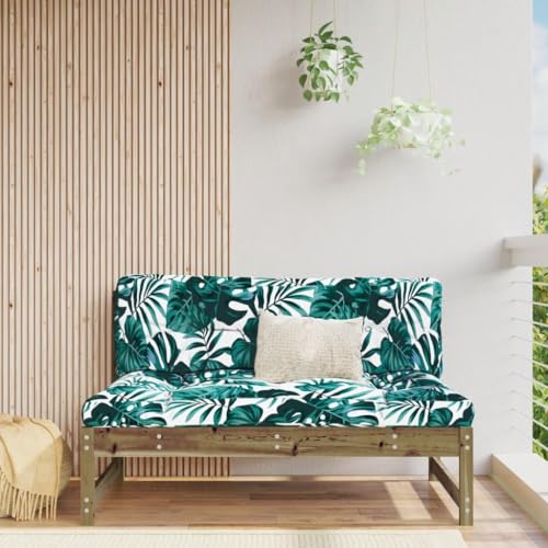 UJCHVHN Garten-Mittelsofa, 120 x 80 cm, imprägniertes Kiefernholz, Outdoor-Sitzgruppe, Outdoor-Sitzgruppe, Sektionalsofa-Einheiten von UJCHVHN