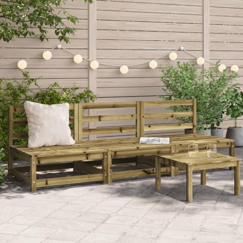 UJCHVHN Gartensofas ohne Armlehnen, 3-teilig, 70 x 70 x 67 cm, imprägniertes Holz, Kiefer UJCHVHN Gartensofas ohne Armlehnen, 3-teilig, 70 x 70 x 67 cm, imprägniertes Holz, Kiefer von UJCHVHN