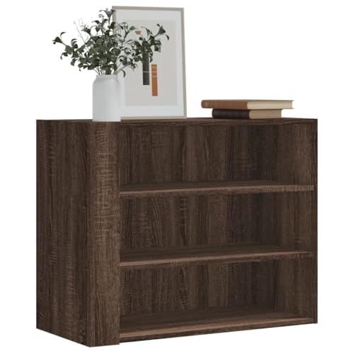 UJCHVHN Hängeschrank Braun Eiche 75x35x60cm Holzregal Wandregale & Leisten von UJCHVHN