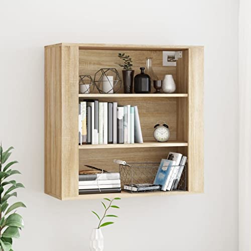 UJCHVHN Hängeschrank Sonoma Eiche 80x33x80 cm Holzschränke & Aufbewahrung von UJCHVHN