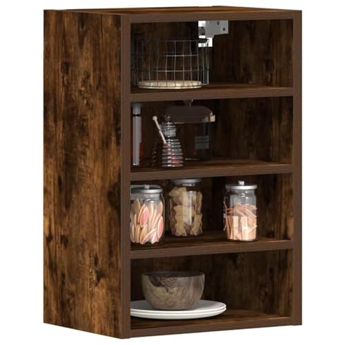 UJCHVHN Hängeschrank aus geräucherter Eiche, 40 x 29,5 x 60 cm, Holzwerkstoff, Schränke und Aufbewahrung, Küchenschränke von UJCHVHN