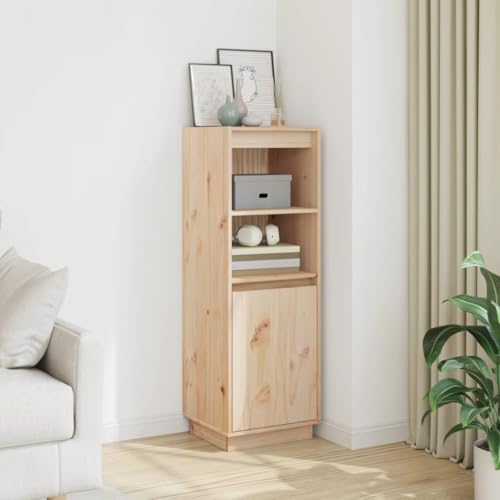 UJCHVHN Item-Highboard 37x34x110cm Massivholz Kiefer Schränke & Aufbewahrung Buffets & Sideboards von UJCHVHN