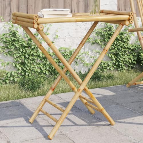 UJCHVHN Klapptisch 70,5x42,5x80cm BambooTables Klapptische von UJCHVHN