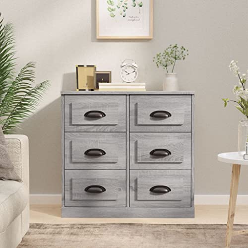 UJCHVHN Sideboard Grau Sonoma 70 x 35,5 x 67,5 cm HolzSchränke & Aufbewahrungsbuffets & Sideboards UJCHVHN Sideboard Grau Sonoma 70 x 35,5 x 67,5 cm HolzSchränke & Aufbewahrungsbuffets & Sideboards von UJCHVHN