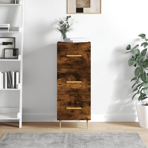 UJCHVHN Sideboard Räuchereiche 34,5x34x90 cm Holzschrank & Aufbewahrungsbuffets & Sideboards UJCHVHN Sideboard Räuchereiche 34,5x34x90 cm Holzschrank & Aufbewahrungsbuffets & Sideboards von UJCHVHN