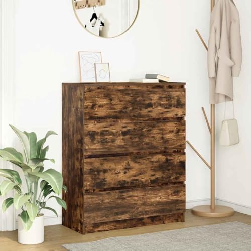 UJCHVHN Sideboard Räuchereiche 80x35x99 cm Holzschrank & Aufbewahrungsbuffets & Sideboards UJCHVHN Sideboard Räuchereiche 80x35x99 cm Holzschrank & Aufbewahrungsbuffets & Sideboards von UJCHVHN