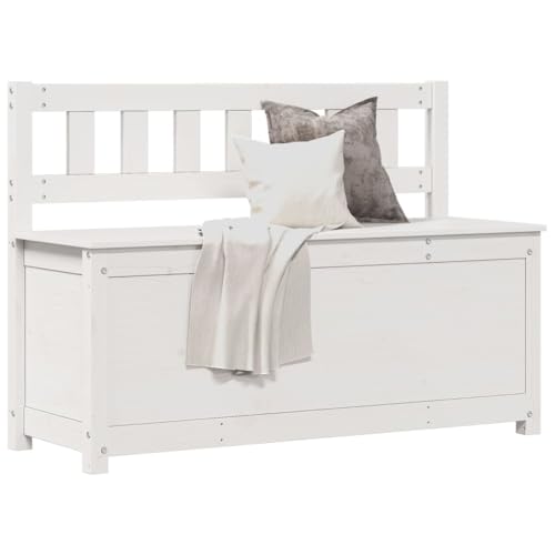 UJCHVHN Sitzbank Weiß 110x41x76,5cm Massivholz Kiefer Bänke UJCHVHN Sitzbank Weiß 110x41x76,5cm Massivholz Kiefer Bänke von UJCHVHN