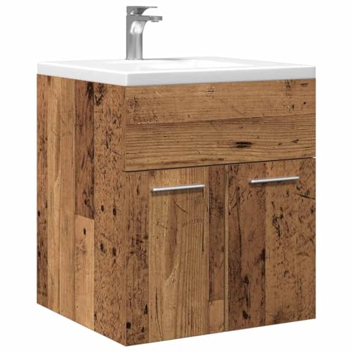 UJCHVHN Waschbeckenunterschrank Altes Holz 41x38,5x46cm Engineered WoodSets Badezimmer-Sets UJCHVHN Waschbeckenunterschrank Altes Holz 41x38,5x46cm Engineered WoodSets Badezimmer-Sets von UJCHVHN