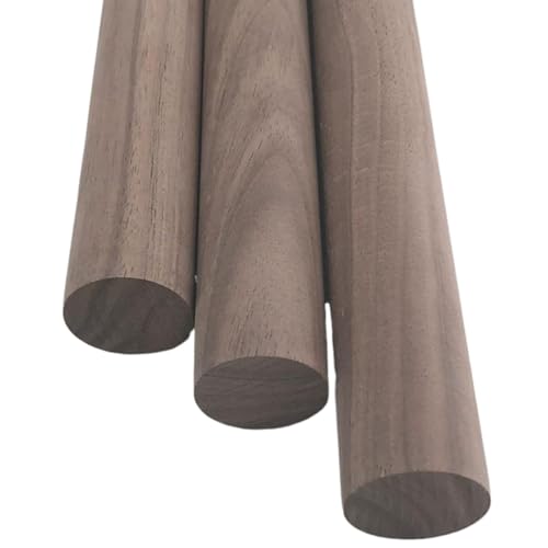 Holzstäbchen Zum Basteln 1 STÜCK Durchmesser:,5 cm Länge: 30 cm/40 cm/50 Schwarznuss Rundholzstab Rundholzstreifen(50cm) von UJEDFHV