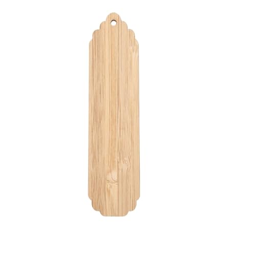 Holzstäbchen Zum Basteln 10 stücke Unbemalte Lesezeichen for Tags Holz Buch Blank Diy Rohlinge Hängen Liebhaber Handwerk Lesen Marker(Style 03) von UJEDFHV