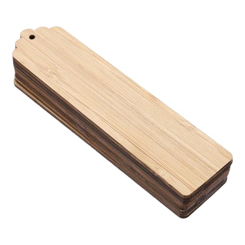 Holzstäbchen Zum Basteln 10 stücke Unbemalte Lesezeichen for Tags Holz Buch Blank Diy Rohlinge Hängen Liebhaber Handwerk Lesen Marker(Style 04) von UJEDFHV