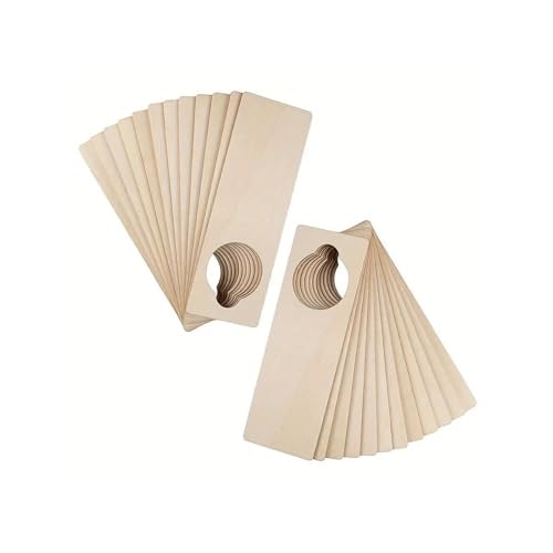 Holzstäbchen Zum Basteln 10 stücke Unfinished Holz Tür Haken Zeichen for DIY Handwerk Und Hotel Büro Hause 2 MM von UJEDFHV