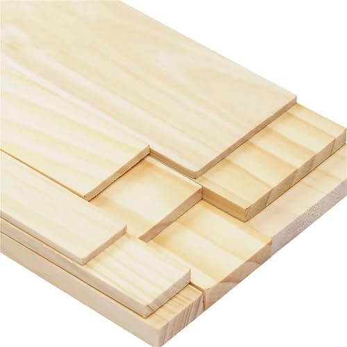 Holzstäbchen Zum Basteln 20 stücke Rechteckigen Holz Streifen Dicke 3/5/8mm Solide Kiefer Bord DIY Modell Material Handwerk Dekoration Herstellung Teile(250x20x8mm) von UJEDFHV