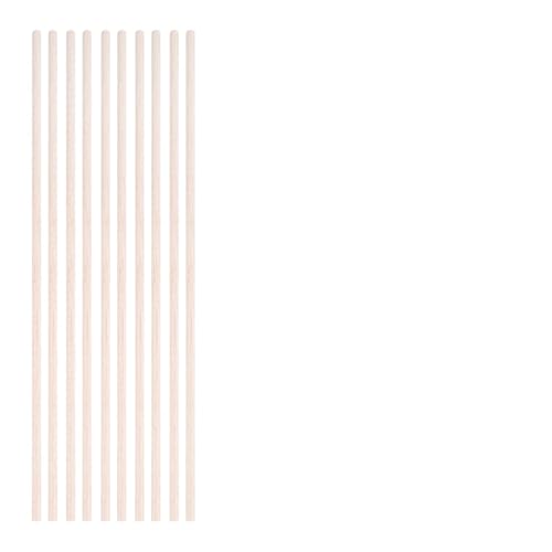 Holzstäbchen Zum Basteln 3-30 teile/los Durchmesser 3-12mm Balsaholz Runde Sticks for DIY Flugzeug/Boot Modell Gebäude Zubehör holz Dübel for Crafting 10-50cm(5x300mm-10pcs) von UJEDFHV