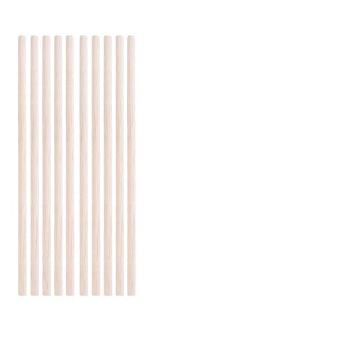 Holzstäbchen Zum Basteln 3-30 teile/los Durchmesser 3-12mm Balsaholz Runde Sticks for DIY Flugzeug/Boot Modell Gebäude Zubehör holz Dübel for Crafting 10-50cm(6x200mm-10pcs) von UJEDFHV
