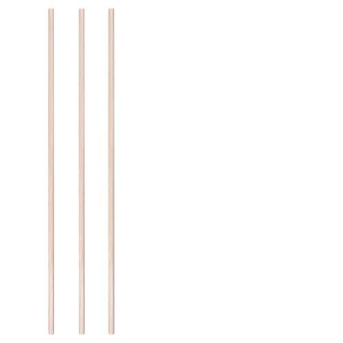 Holzstäbchen Zum Basteln 3-30 teile/los Durchmesser 3-12mm Balsaholz Runde Sticks for DIY Flugzeug/Boot Modell Gebäude Zubehör holz Dübel for Crafting 10-50cm(8x500mm-3pcs) von UJEDFHV