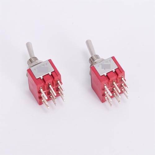 Kleiner Kippschalter MTS-302A2 6MM Wippschalter 3A 250V Ein Ein 9 Fuß PCB Kippschalter 1St von UJHANXAT