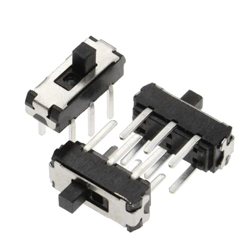 MSS22D18 Mini Miniatur DIP Schiebeschalter 2P2T 6Pin Griff Höhe 2MM 200Pcs von UJHANXAT